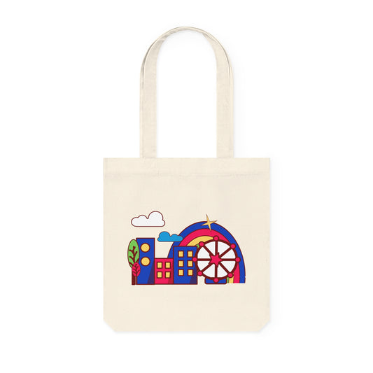 CityCute Woven Funny  Tote Bag recycled cotton