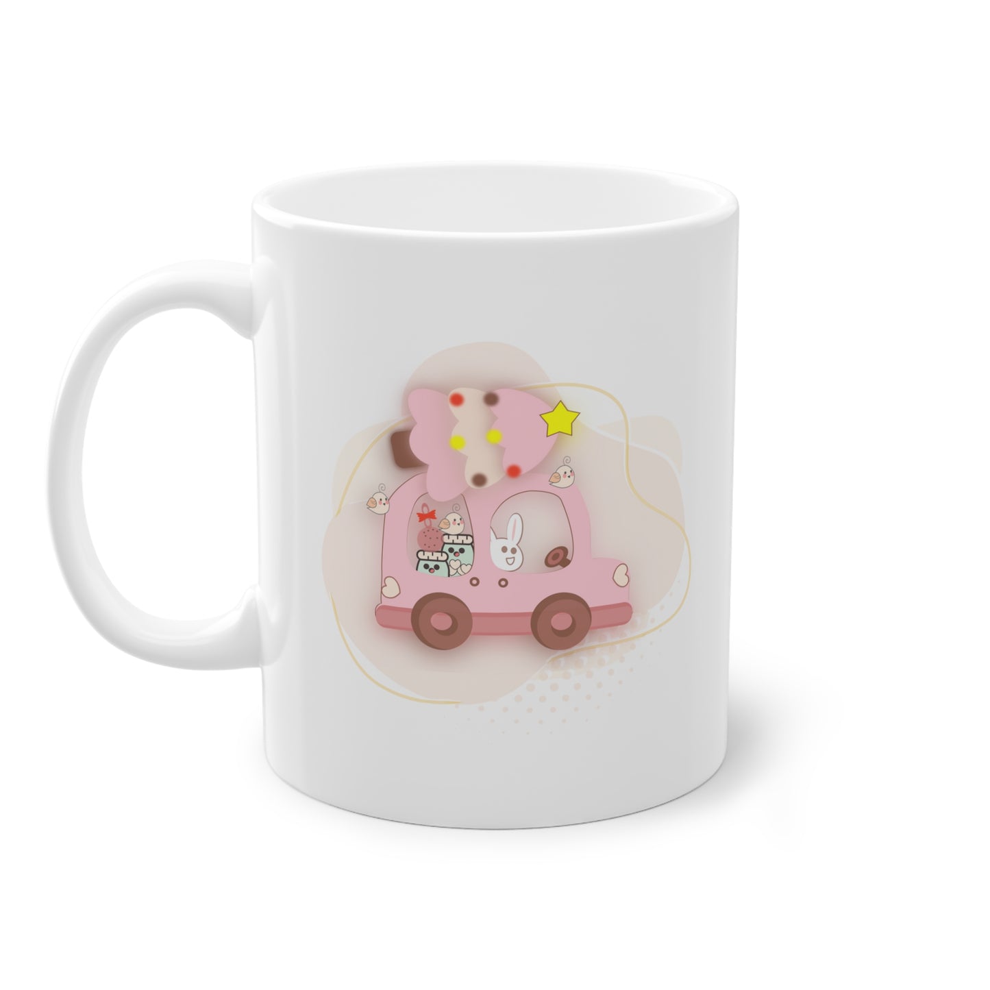 Standard Mug, 11oz Navidad Pink