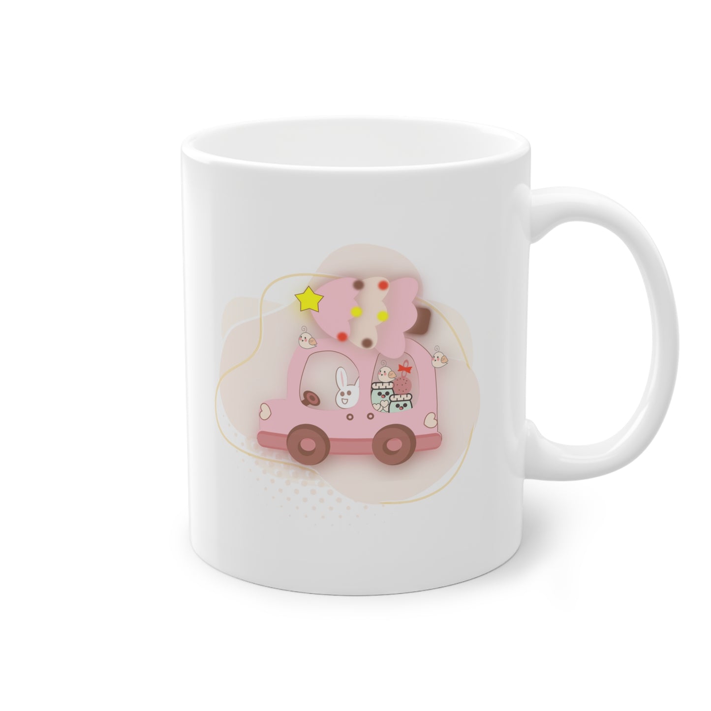 Standard Mug, 11oz Navidad Pink