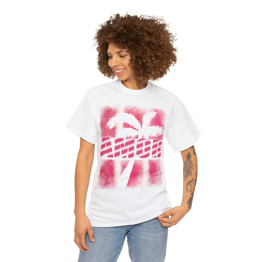 T-shirts Love. Perfect for Gifting on Valentine's Day with a Love design Unisex Heavy Cotton Tee