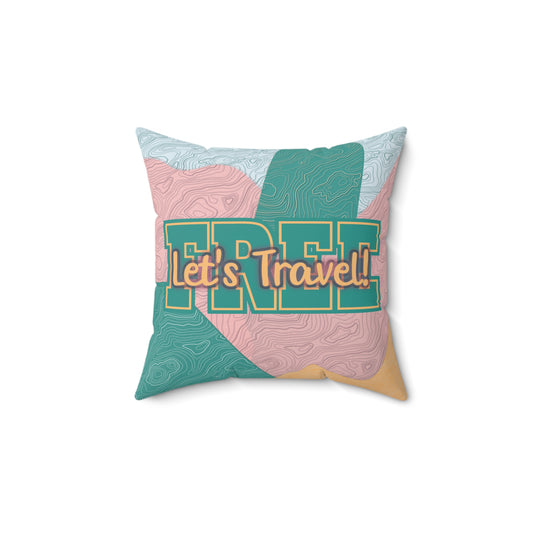 Spun Polyester Square Pillow