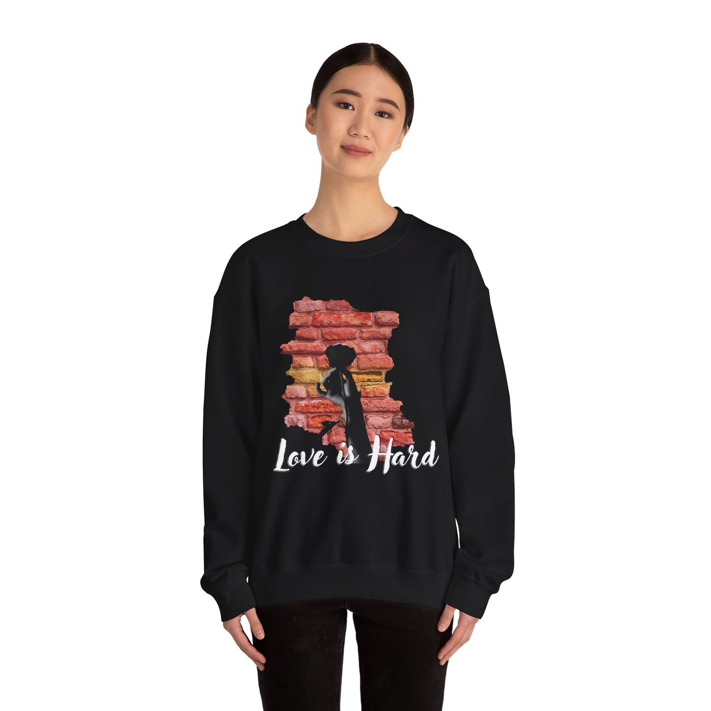 HardLove Couture Fashion Sweaters. Perfect for Gifting on Valentine's Day with a HardLove Unisex Heavy Blend™ Crewneck Sweatshirt